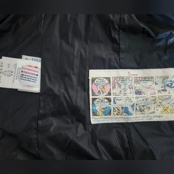 Moncler women down puffer vest women S black with logo - Picture 7 of 8